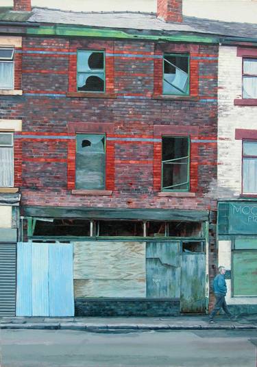 Original Figurative Architecture Paintings by michael kirby