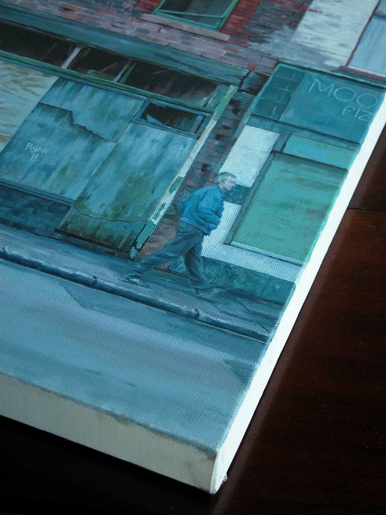 Original Figurative Architecture Painting by Michael Kirby
