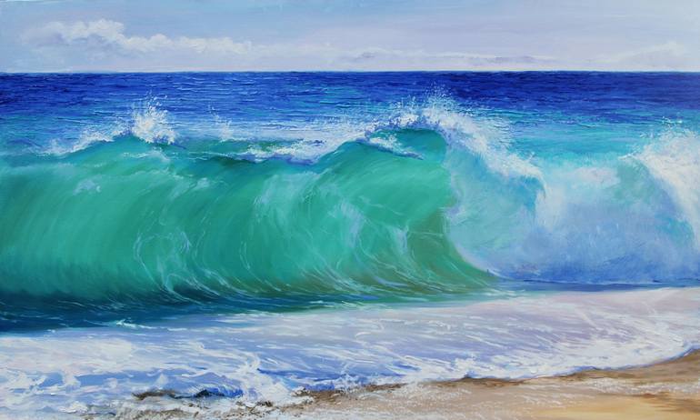 Painting Seascape Painting by Tara Lakshmi | Saatchi Art