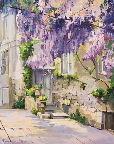 Original Realism Places Painting by Tara  Lakshmi 