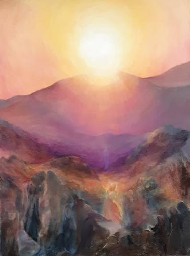 Saatchi Art Artist Anne Marie Delaby; Paintings, “Portale 2 Sunca” #art