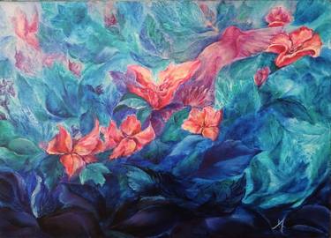 Original Fine Art Nature Paintings by Anne Marie Delaby