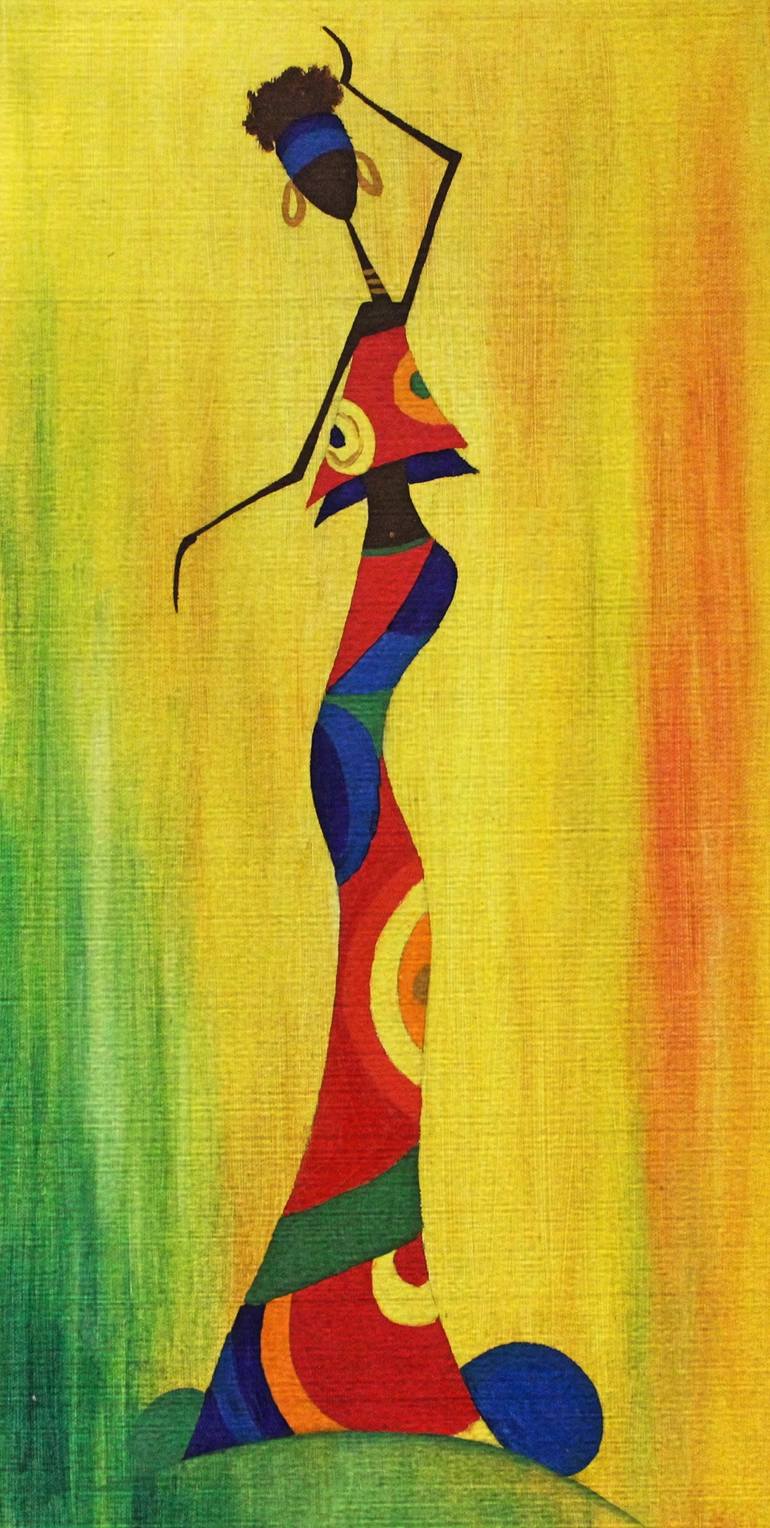 Original Figurative Other Painting by Lusine Hakobyan