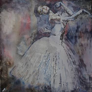 Print of Women Paintings by Bolotbek Mambetov