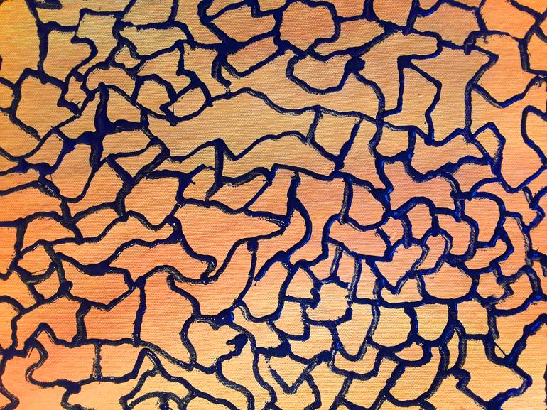 Original Abstract Expressionism Abstract Painting by Xando The Artist