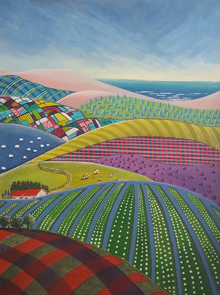 Rural New Zealand Painting by Sue Hull Saatchi Art
