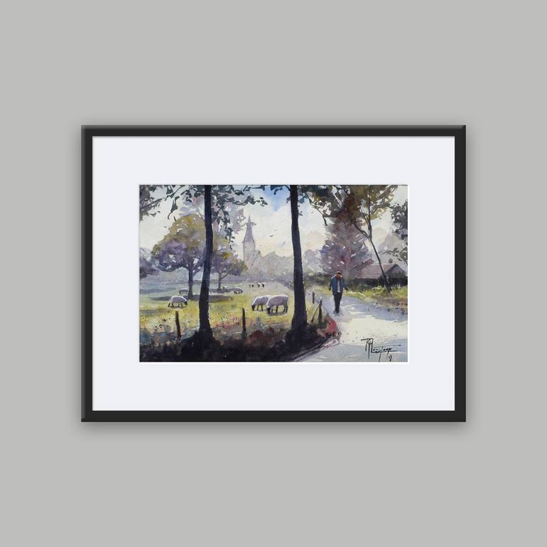 Original Impressionism Landscape Painting by Tyl Destoop