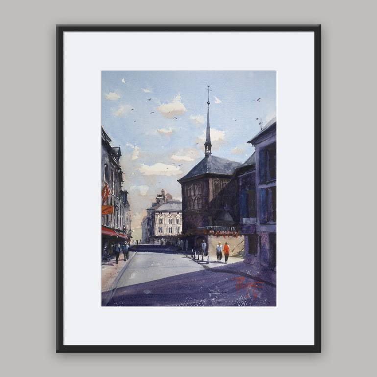 Original Impressionism Cities Painting by Tyl Destoop