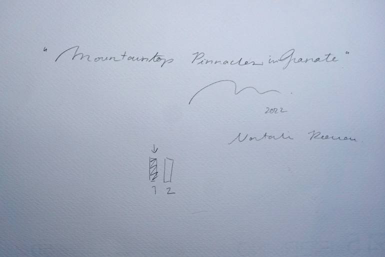 Original Abstract Landscape Painting by Kind Of Cyan