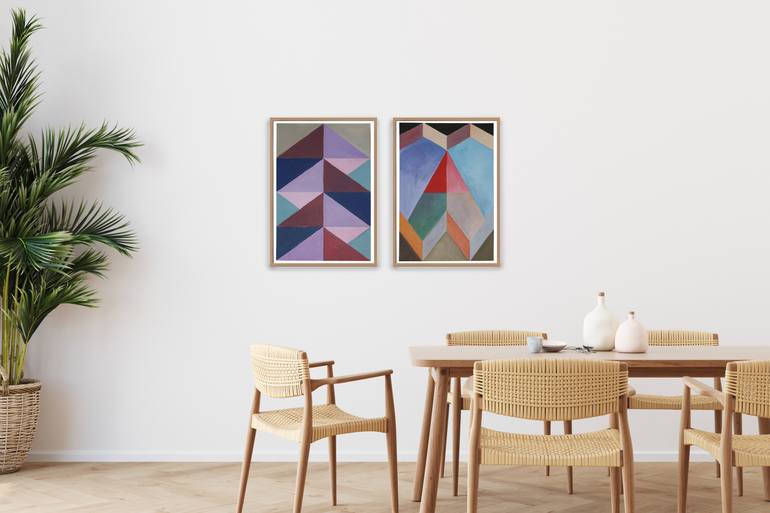 Original Abstract Landscape Painting by Kind Of Cyan