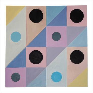 Original Geometric Paintings by Kind of Cyan