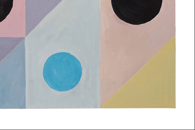 Original Abstract Geometric Painting by Kind Of Cyan