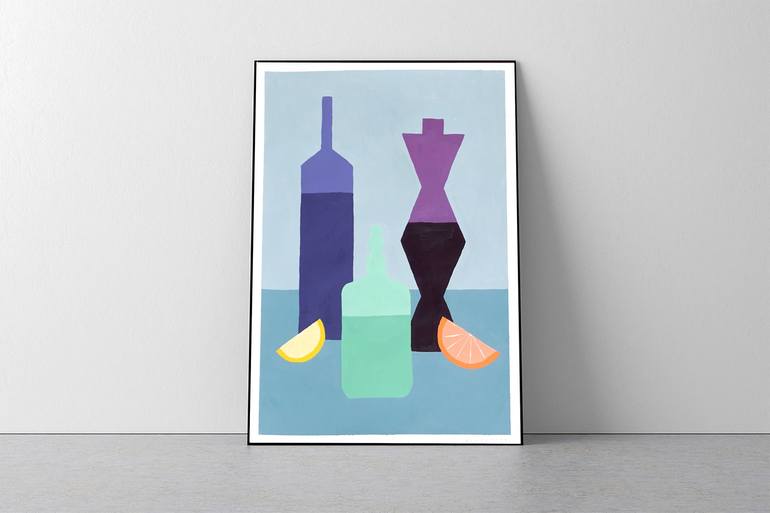 Original Contemporary Still Life Painting by Kind of Cyan