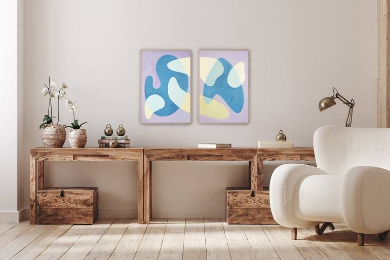 Original Modern Abstract Painting by Kind of Cyan