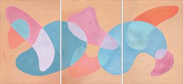 Original Abstract Patterns Paintings by Kind of Cyan