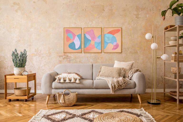 Original Abstract Patterns Painting by Kind Of Cyan