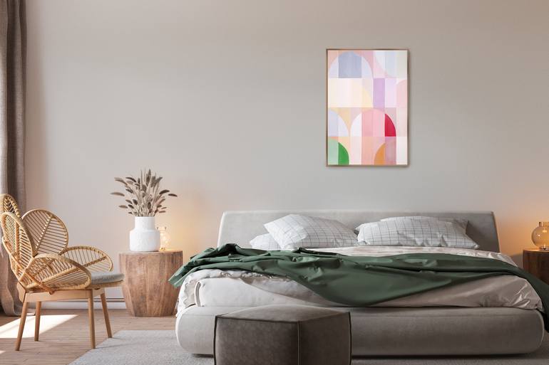 Original Geometric Painting by Kind of Cyan