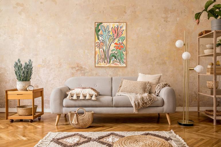 Original Abstract Expressionism Still Life Painting by Kind Of Cyan