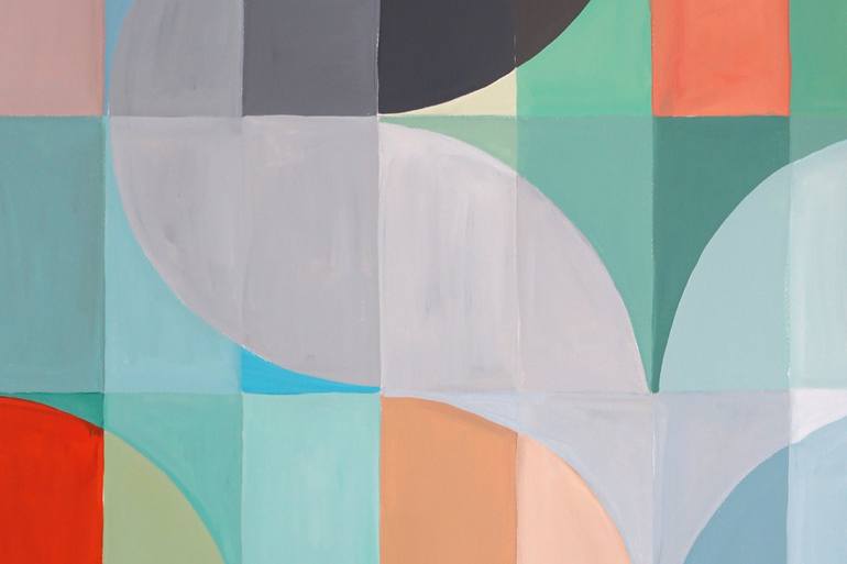 Original Geometric Painting by Kind of Cyan