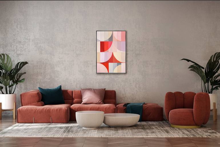 Original Geometric Painting by Kind of Cyan