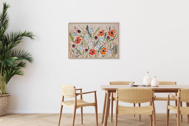 Original Figurative Floral Painting by Kind of Cyan