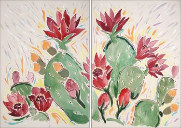 Wild Cactus Flowers II thumb