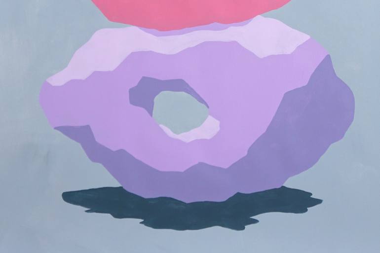 Original Abstract Architecture Painting by Kind Of Cyan