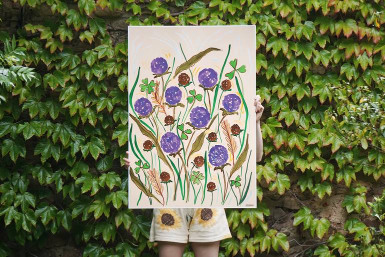 Original Illustration Floral Painting by Kind Of Cyan