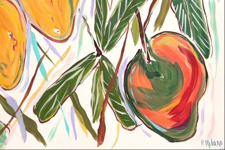 Original Fauvism Botanic Painting by Kind Of Cyan