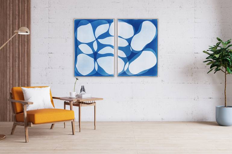 Original Contemporary Abstract Printmaking by Kind Of Cyan