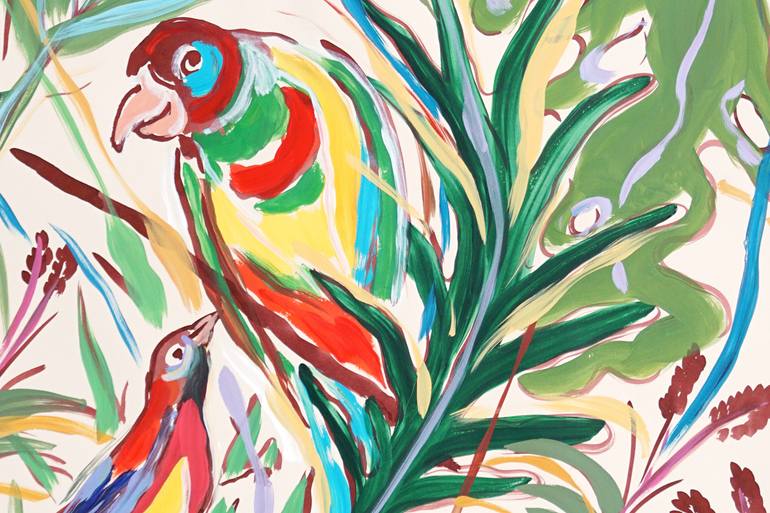 Original Expressionism Animal Painting by Kind Of Cyan