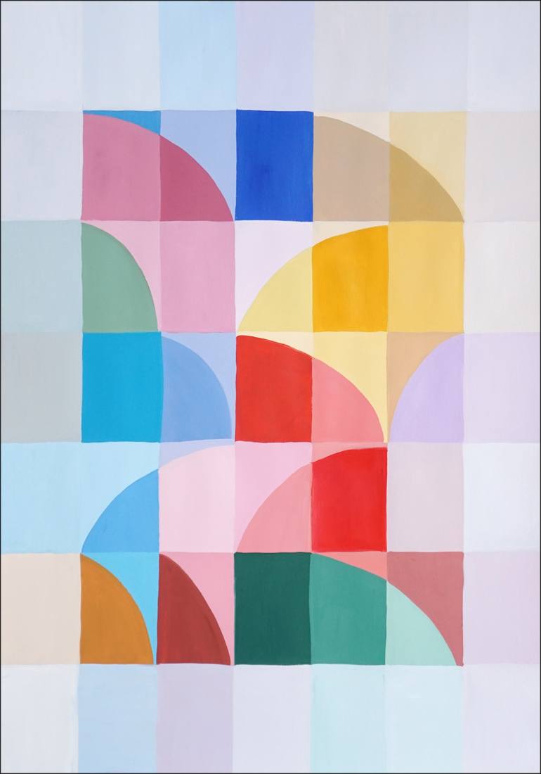 Original Algorithmic Architecture Painting by Kind Of Cyan