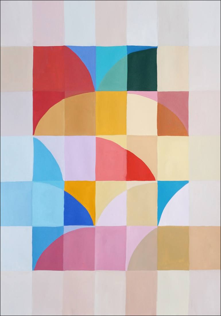 Original Algorithmic Architecture Painting by Kind Of Cyan