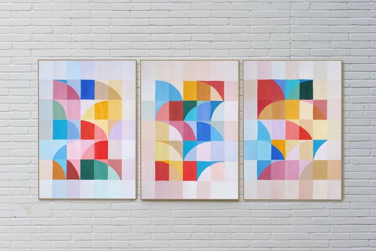 Original Algorithmic Architecture Painting by Kind Of Cyan