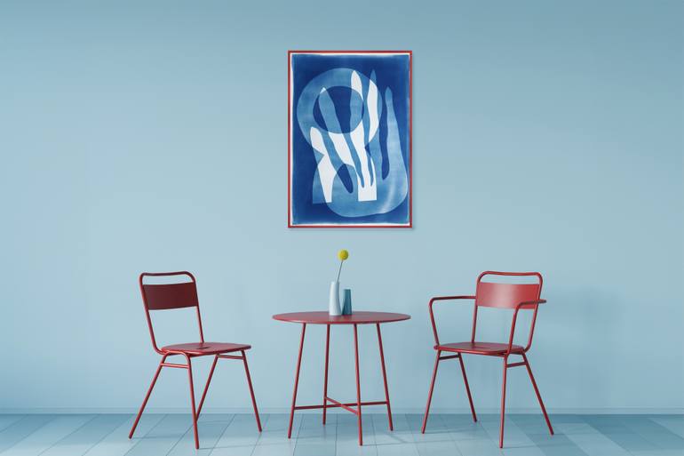 Original Dada Abstract Printmaking by Kind Of Cyan