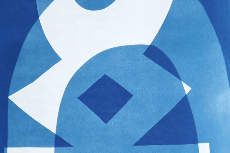 Original Abstract Architecture Printmaking by Kind Of Cyan