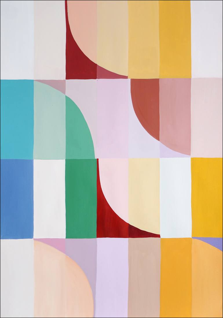 Original Abstract Patterns Painting by Kind Of Cyan