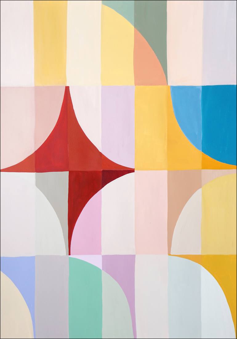 Original Abstract Patterns Painting by Kind Of Cyan