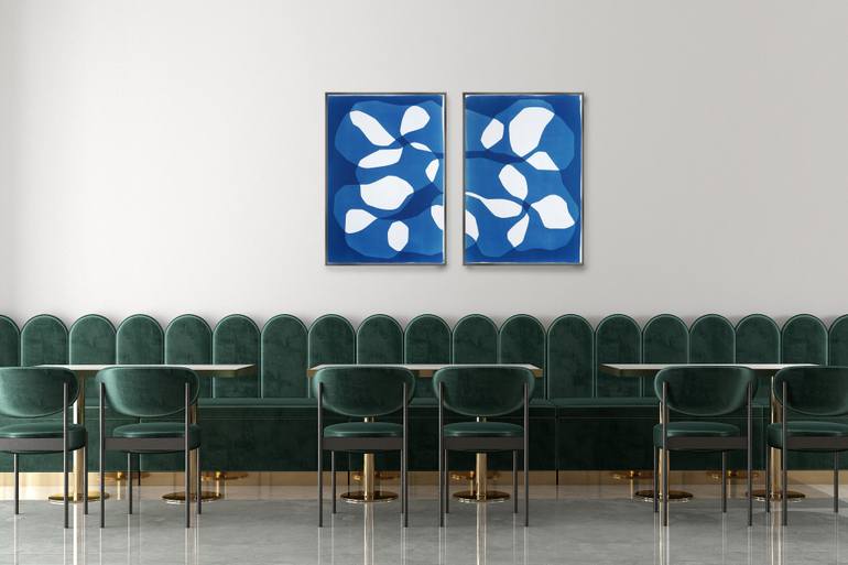 Original Cubism Abstract Printmaking by Kind Of Cyan