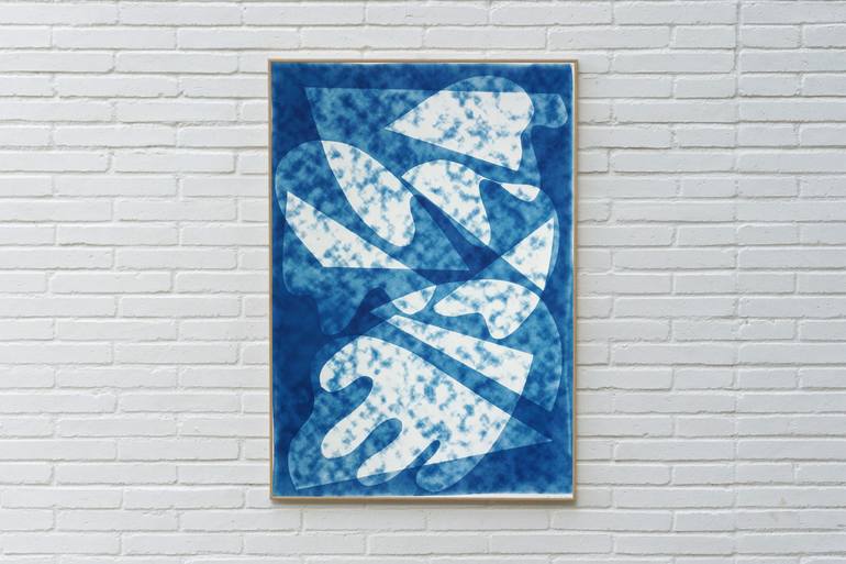 Original Dada Abstract Printmaking by Kind Of Cyan