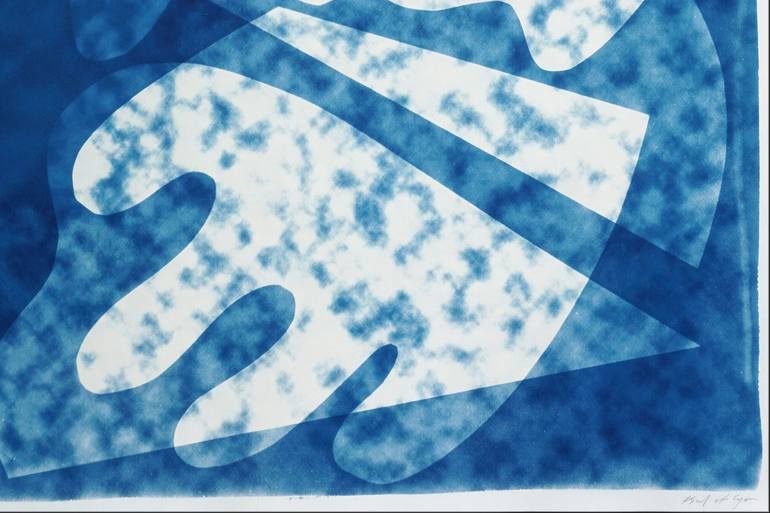 Original Dada Abstract Printmaking by Kind Of Cyan