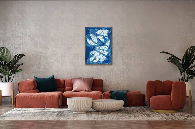 Original Dada Abstract Printmaking by Kind Of Cyan