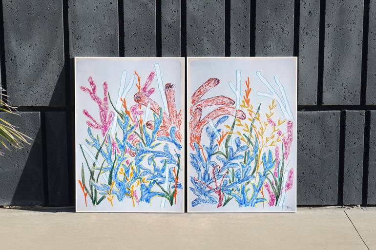 Original Contemporary Seascape Painting by Kind Of Cyan