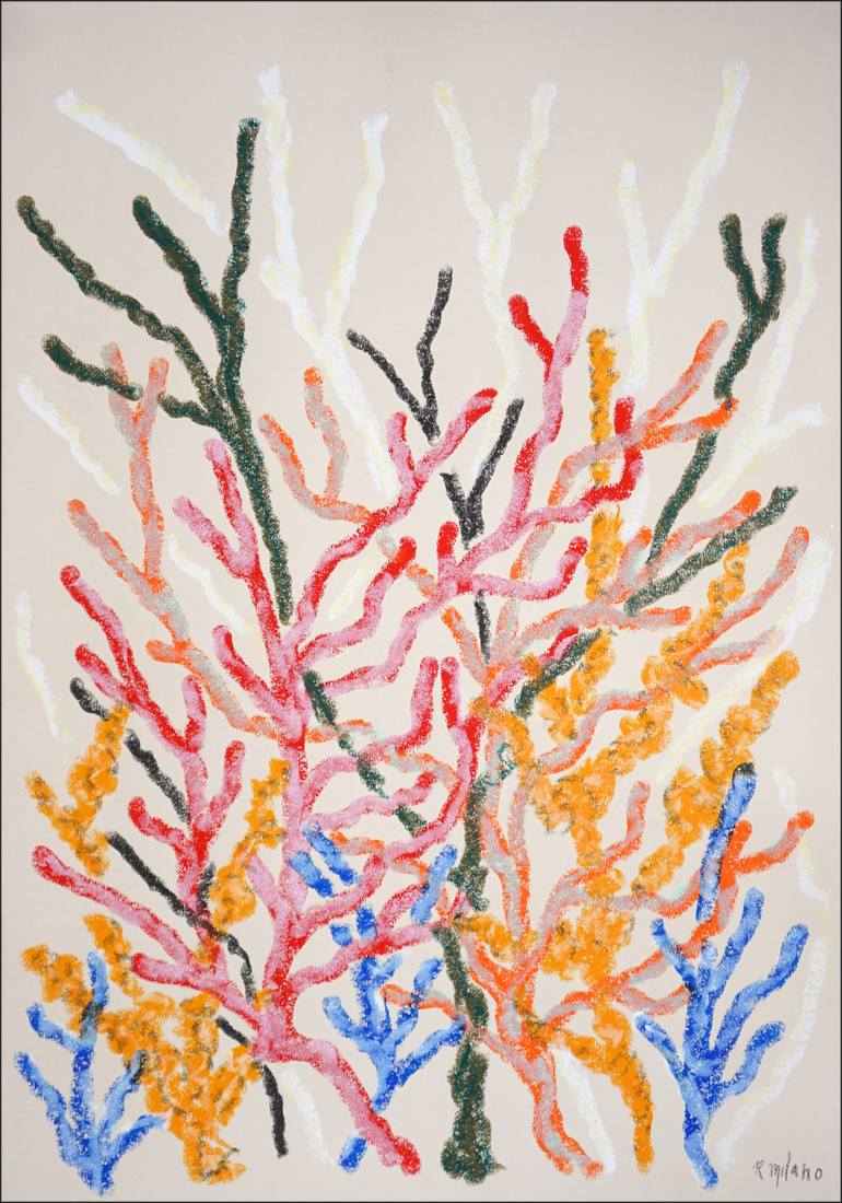 Original Abstract Patterns Painting by Kind Of Cyan