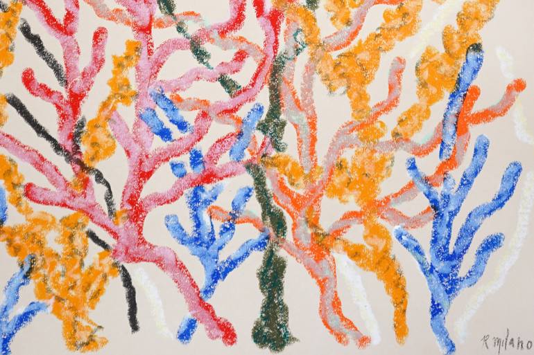 Original Abstract Patterns Painting by Kind Of Cyan