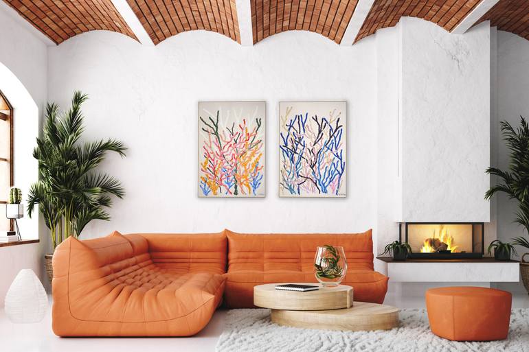 Original Abstract Patterns Painting by Kind Of Cyan