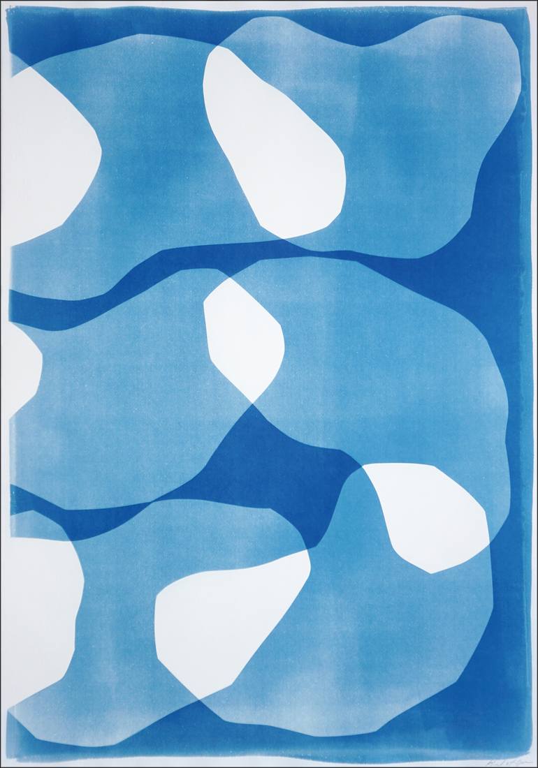 Original Abstract Patterns Printmaking by Kind Of Cyan