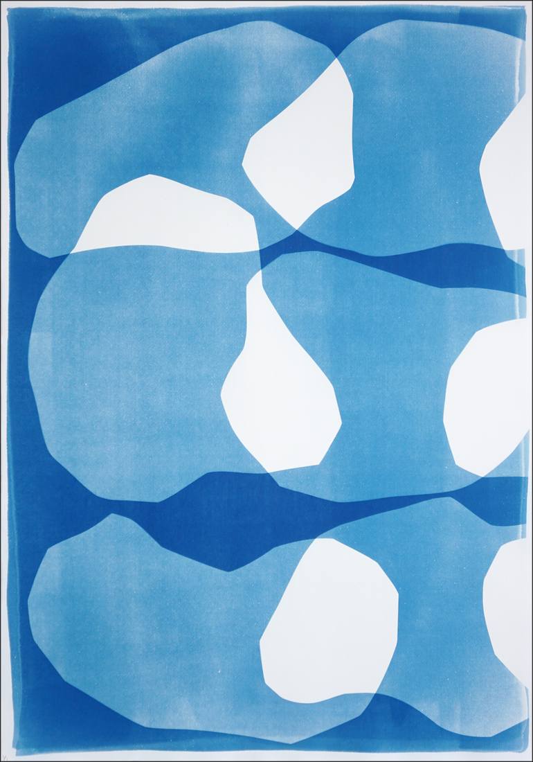 Original Abstract Patterns Printmaking by Kind Of Cyan