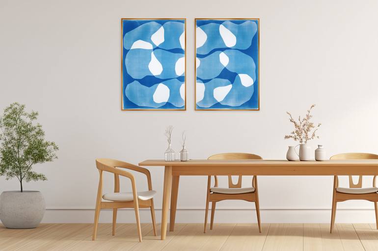 Original Abstract Patterns Printmaking by Kind Of Cyan