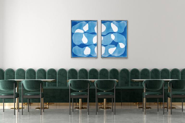 Original Abstract Patterns Printmaking by Kind Of Cyan